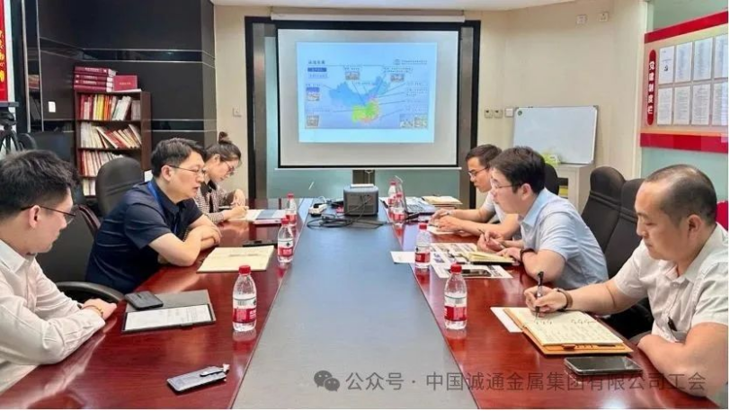 诚通金属与中国有色集团开展业务交流
